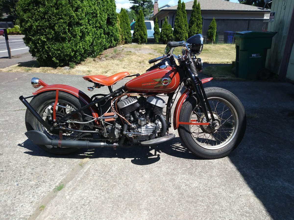 Harley 45 deals bobber for sale